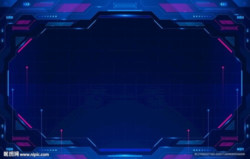 藍(lán)色科技面板圖片