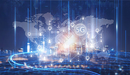 科技網(wǎng)絡(luò)城市圖片